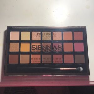 A 21 Shade Palette with a Brush 💖